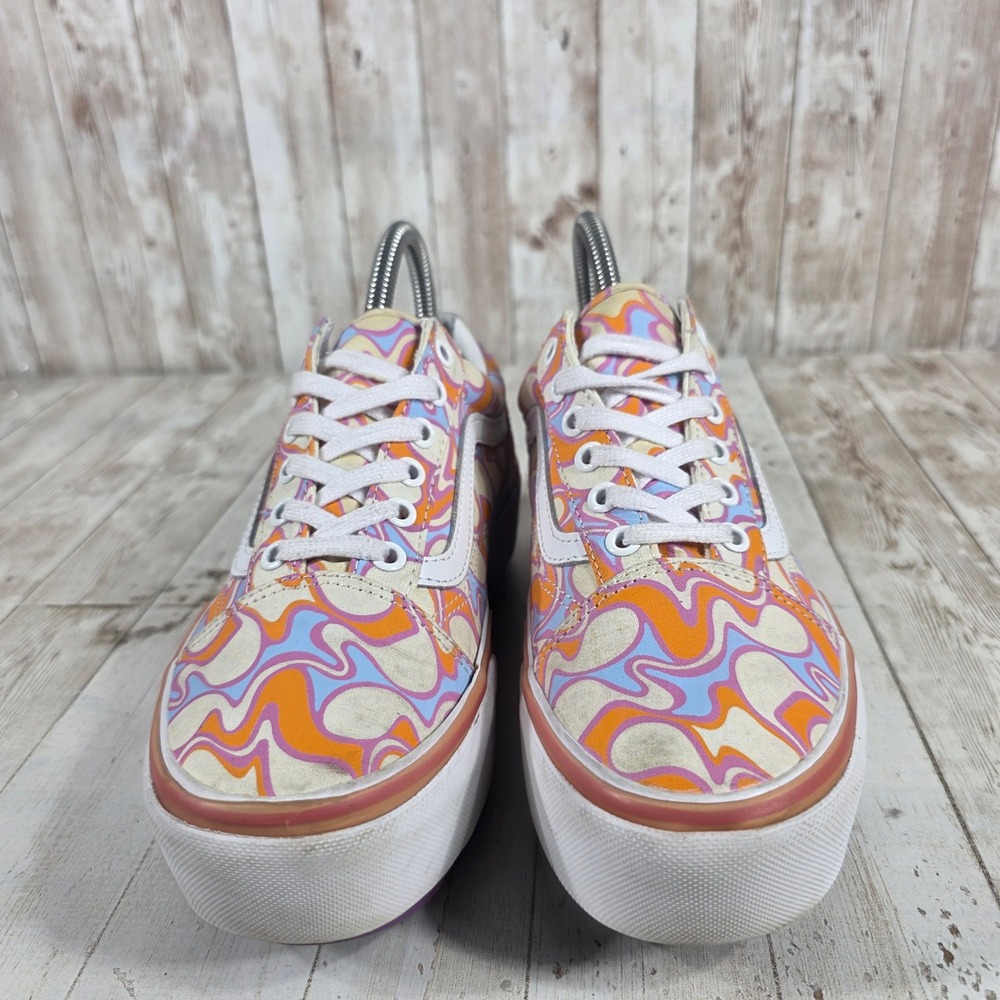 Vans Old Skool Stacked Psychedelic Swirl Platform Sneakers Womens 6.5 Mens 5.0 - Picture 5 of 8